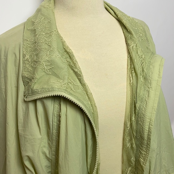 Free People Namaslay Jacket Medium brushes pistachio - Picture 12 of 13